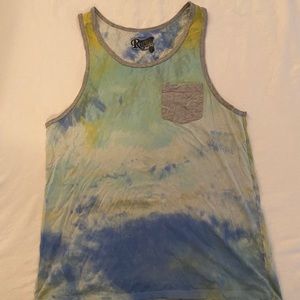 Tie-Dye Tank Top (Green/Blue)